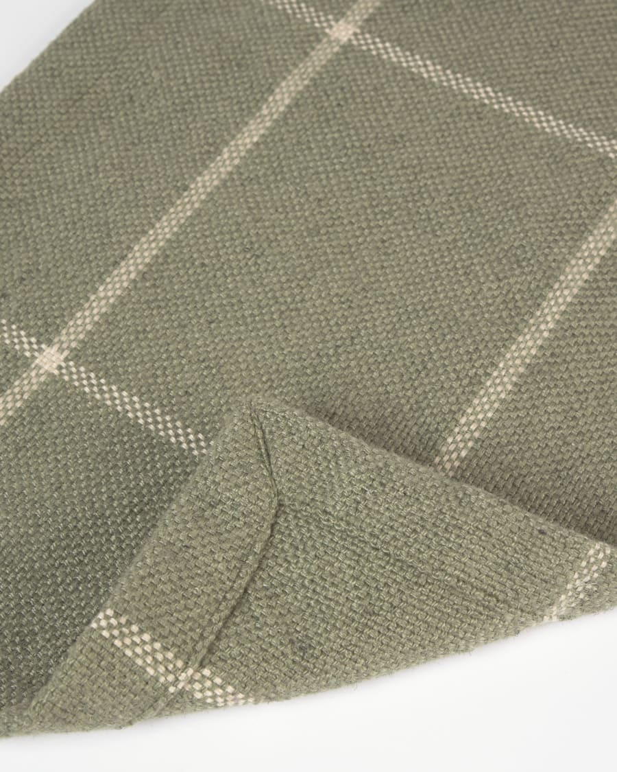 Micaela 100% PET 2-individual placemat set in green