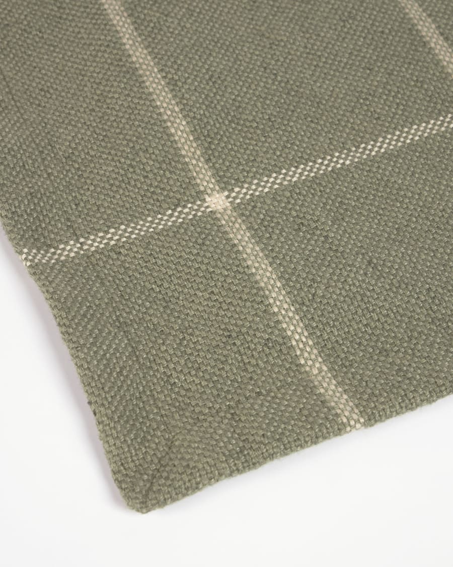 Micaela 100% PET 2-individual placemat set in green