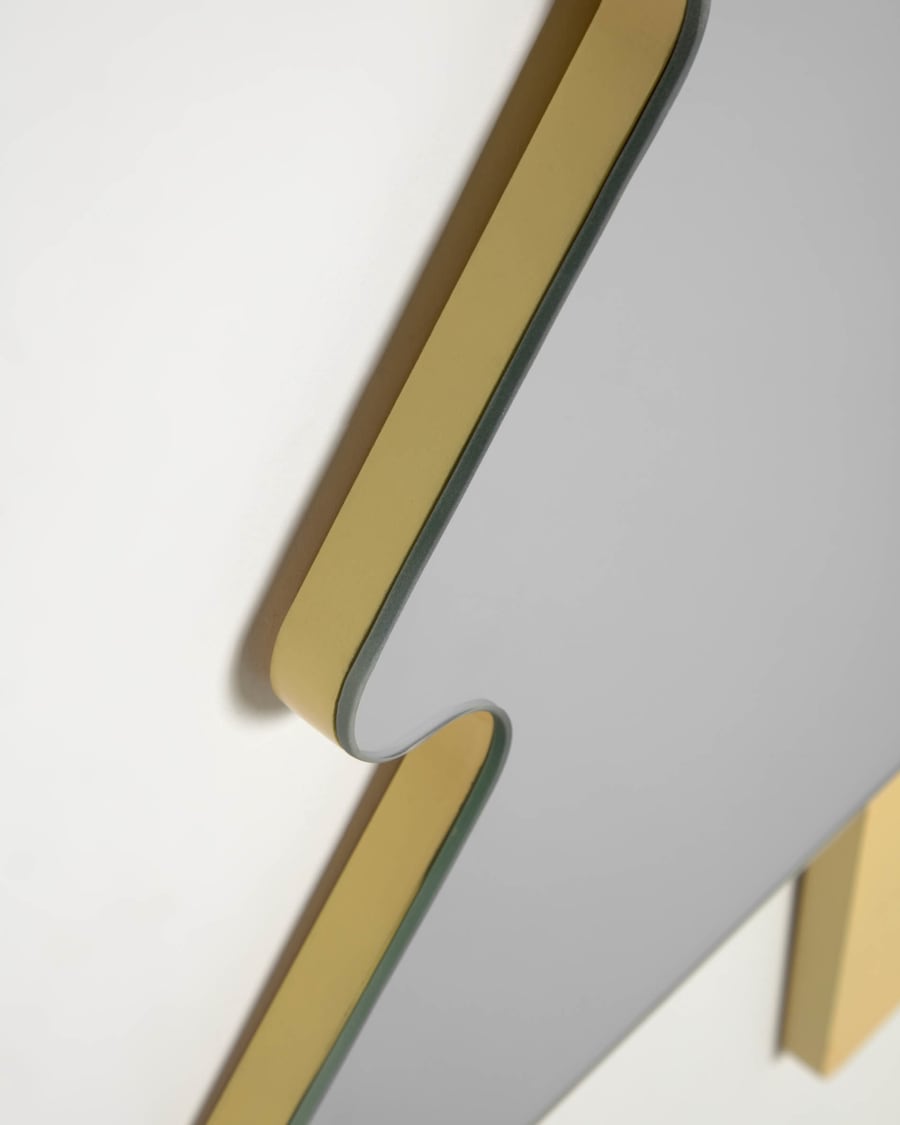 Saori tree wall mirror MDF 54 x 70 cm