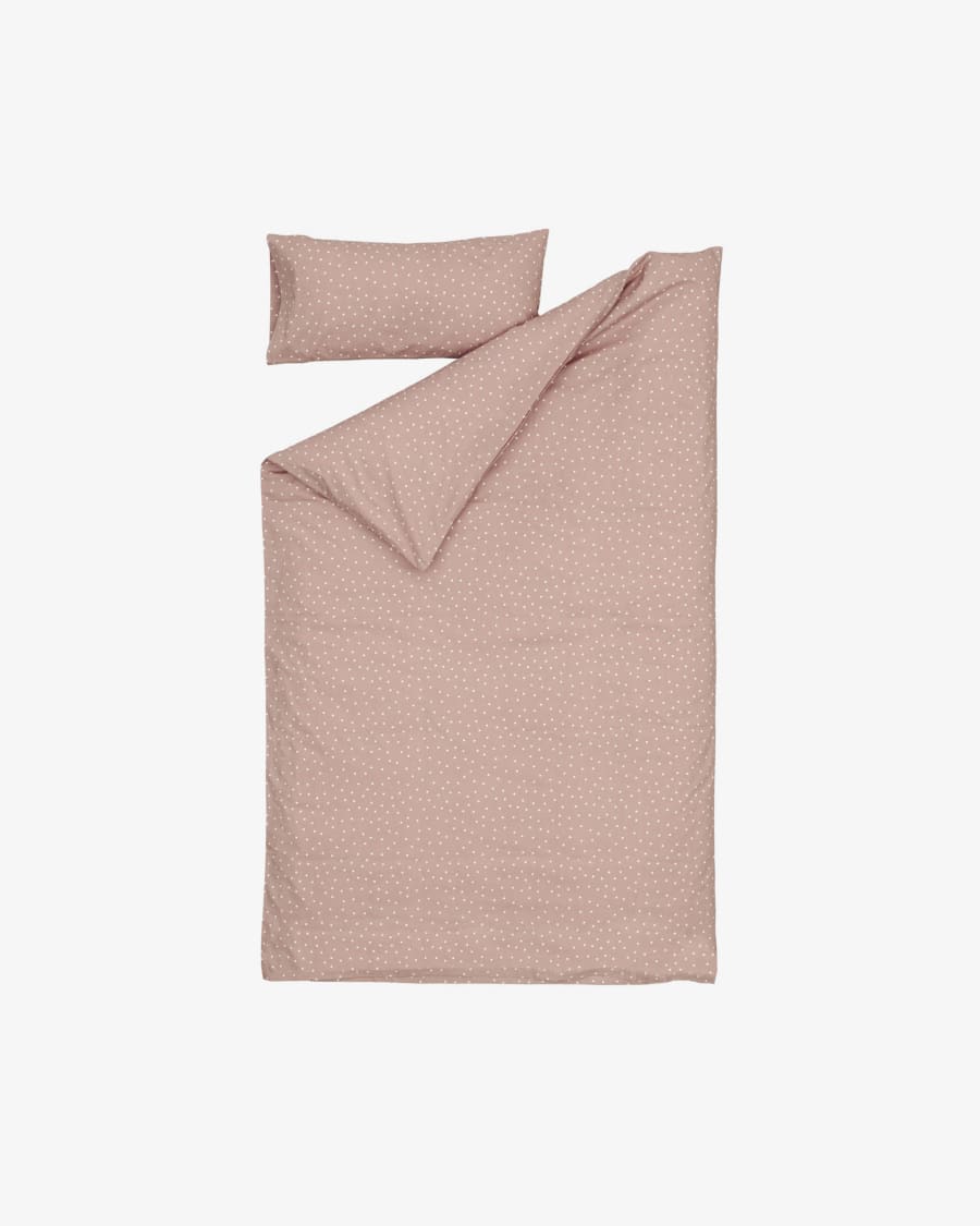 Σετ κλινοσκεπασμάτων Betiana, οργανικό βαμβάκι GOTS, πουά, 70 x 140 εκ