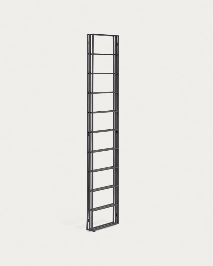 Ondine black metal room divider 124,5 x 184 cm
