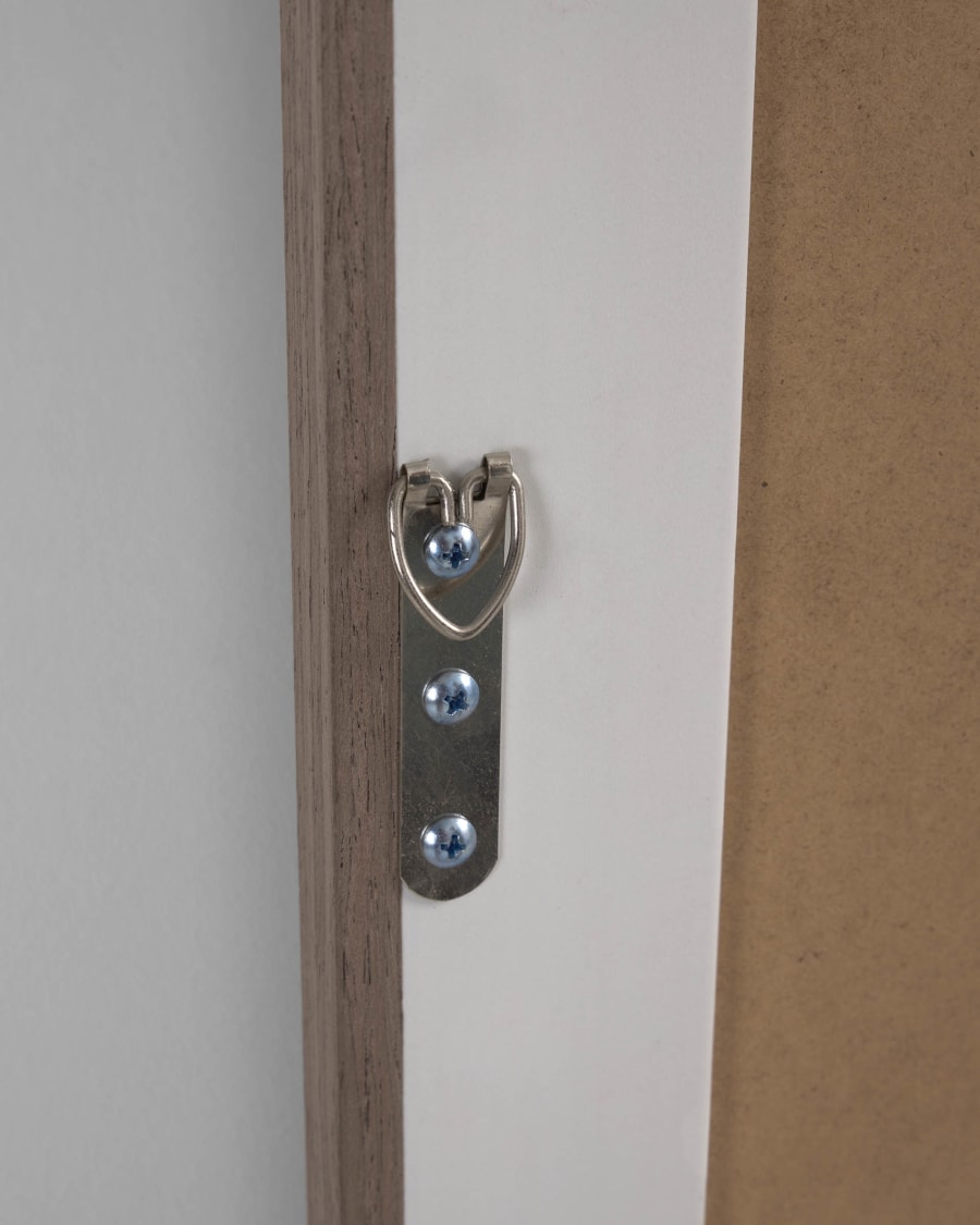 Specchio Yvaine in MDF finitura noce 80,5 x 180,5 cm