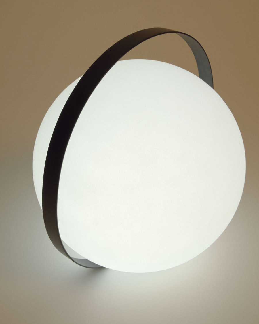 Dinesh table lamp with black steel flex