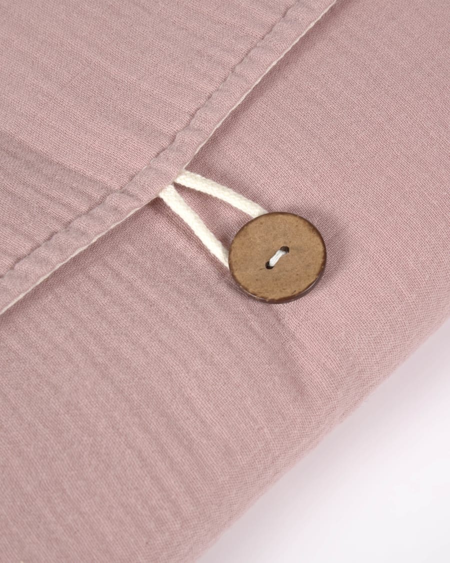 Αλλαξιέρα ταξιδιού Jeila, 100% οργανικό βαμβάκι (GOTS), ροζ