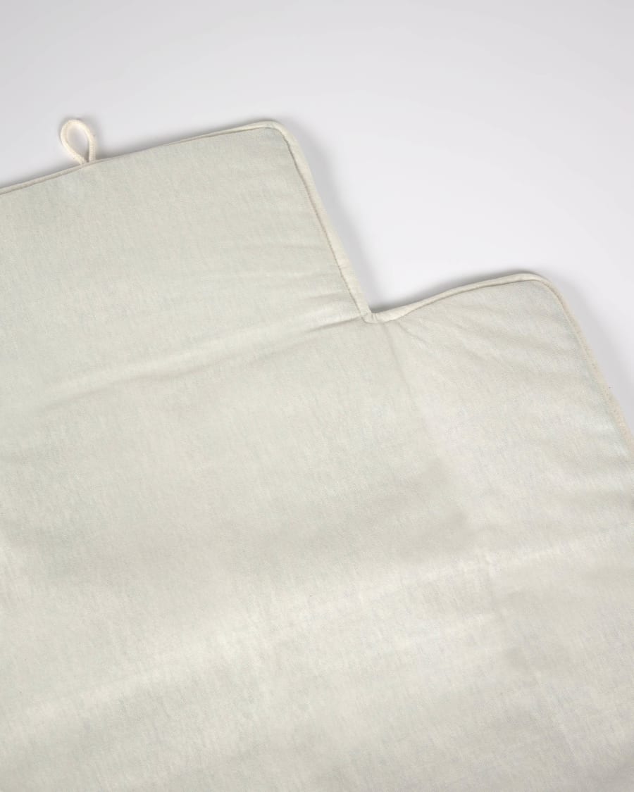 100% natural organic cotton (GOTS) Jeila travel changing mat