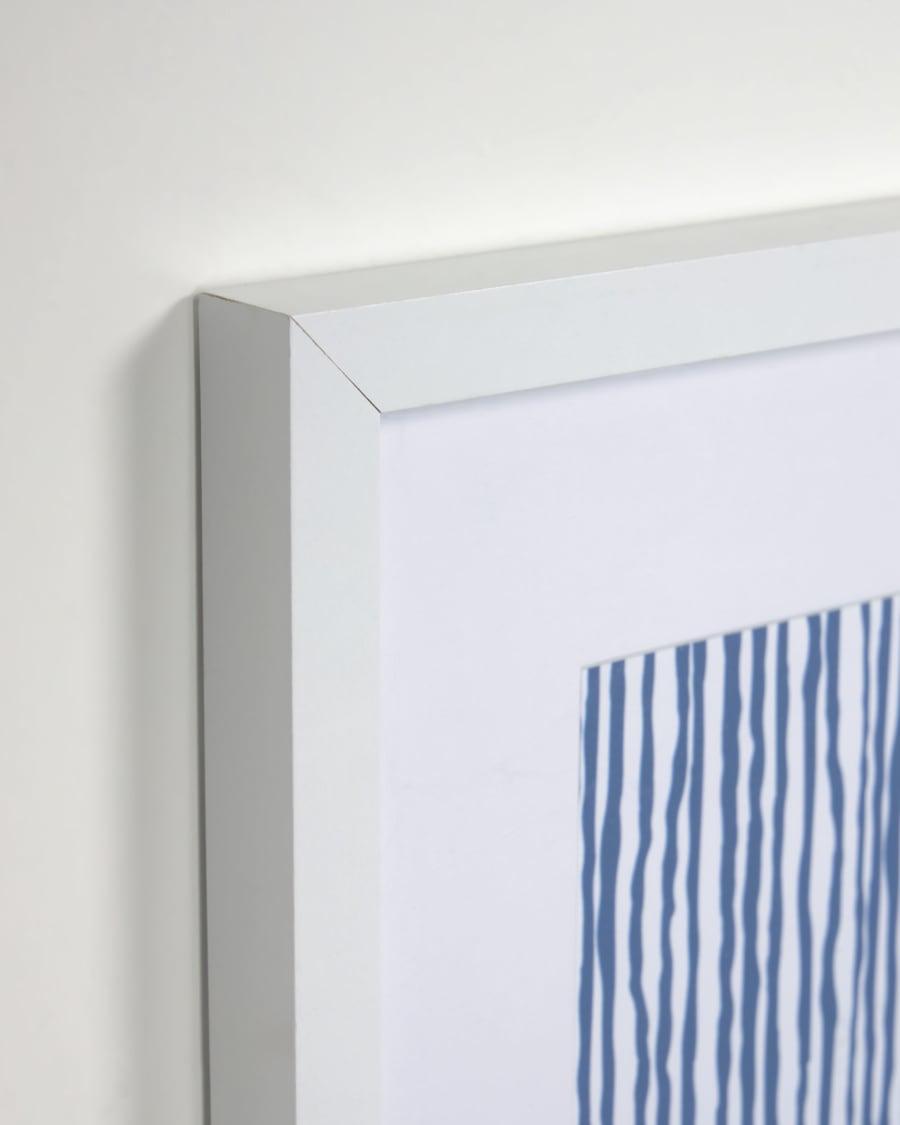 Πίνακς Kuma 30 x 40 εκ, μπλε ρίγες