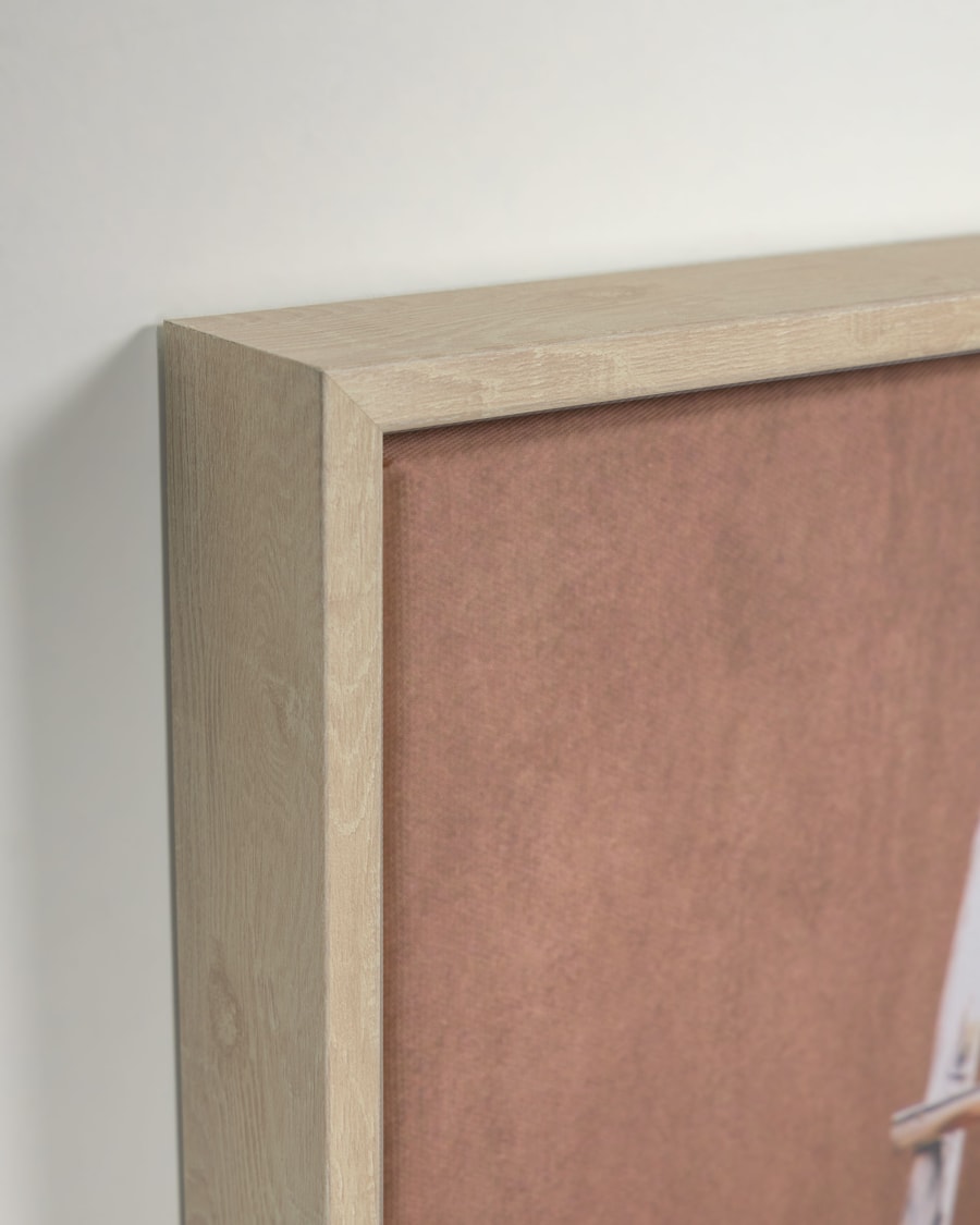 Lucie picture with wooden ladder 50 x 70 cm