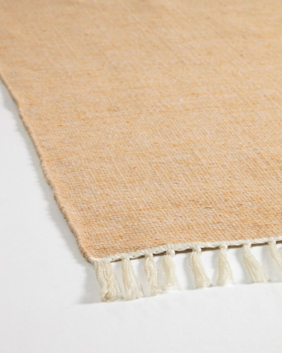 Elbia PET mustard coloured rug 160 x 230 cm