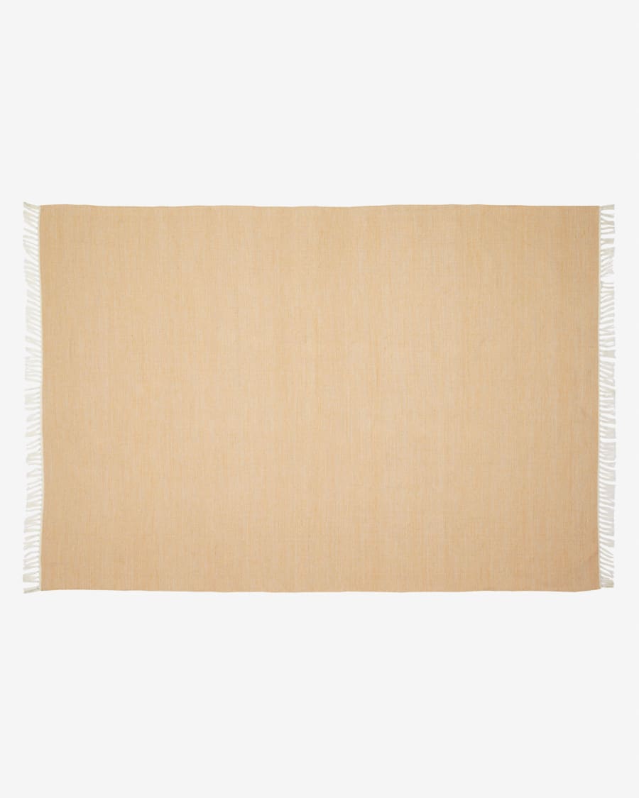 Elbia PET mustard coloured rug 160 x 230 cm