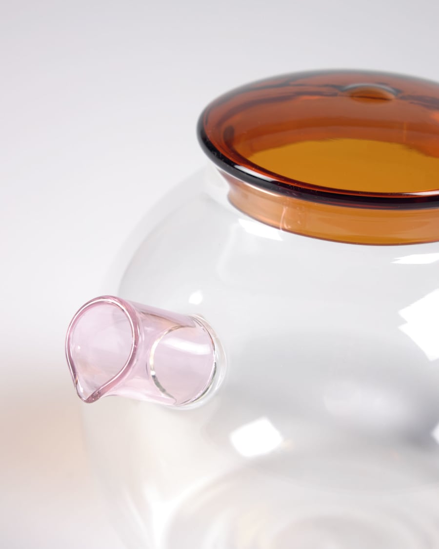 Τσαγιέρα Dusnela, διάφανο και πολύχρωμο