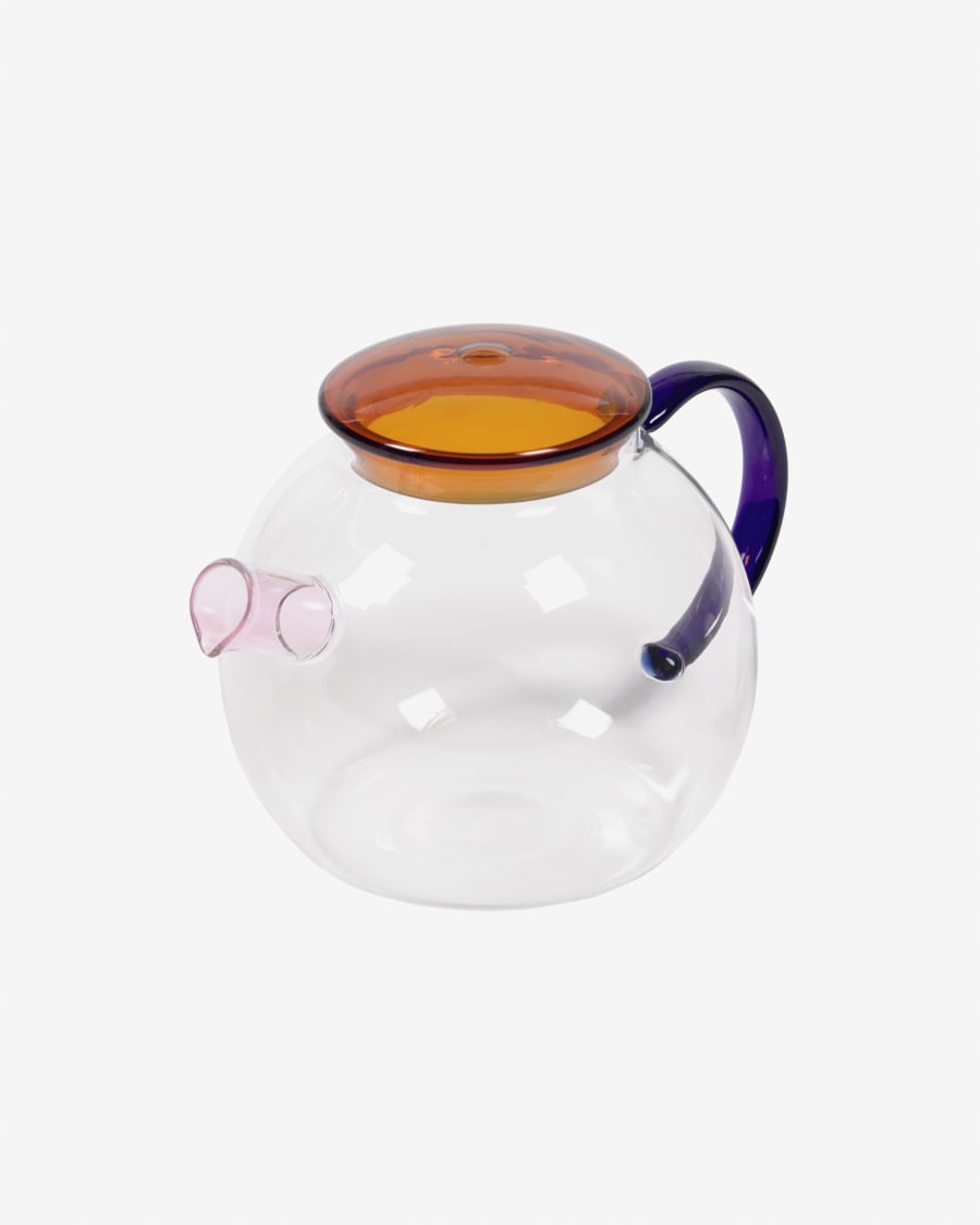 Τσαγιέρα Dusnela, διάφανο και πολύχρωμο