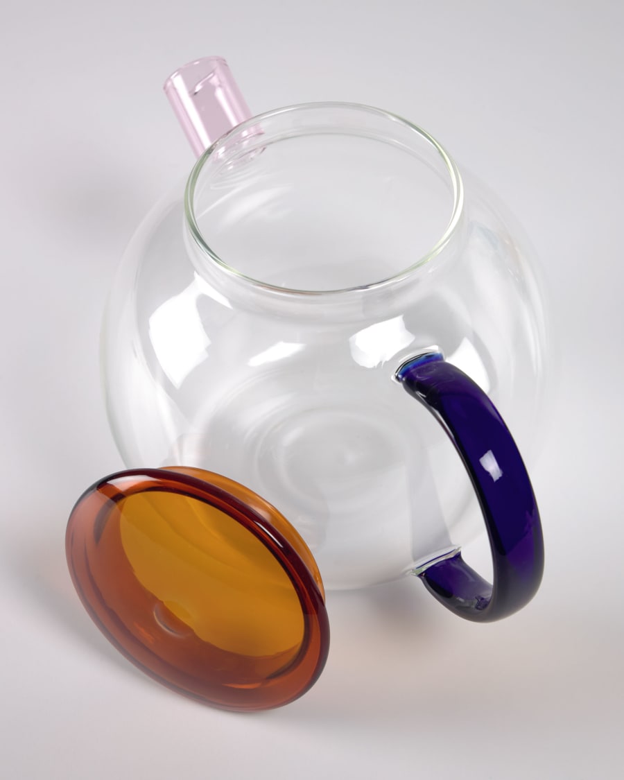 Τσαγιέρα Dusnela, διάφανο και πολύχρωμο