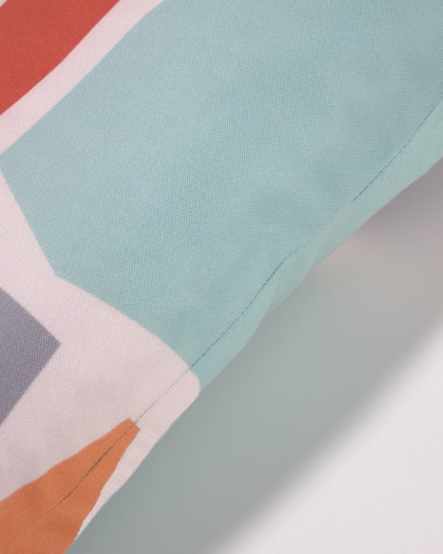 Calantina multicoloured cushion cover with squares 30 x 50 cm