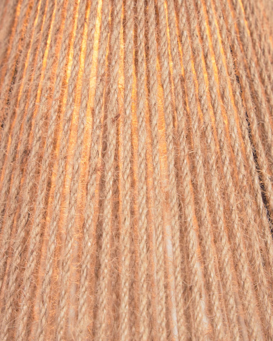 Crista jute light shade with natural finish Ø 24.5 cm
