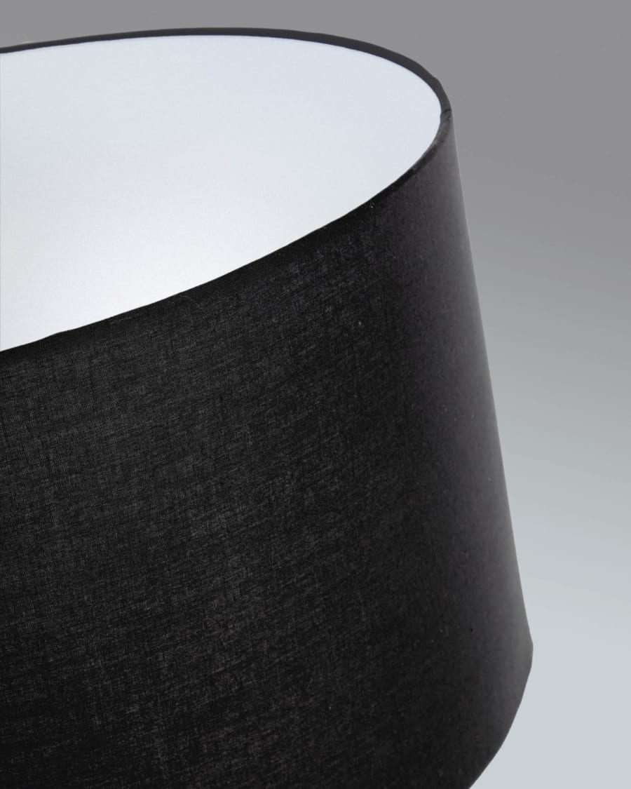 Ikia floor lamp in steel with black finish1