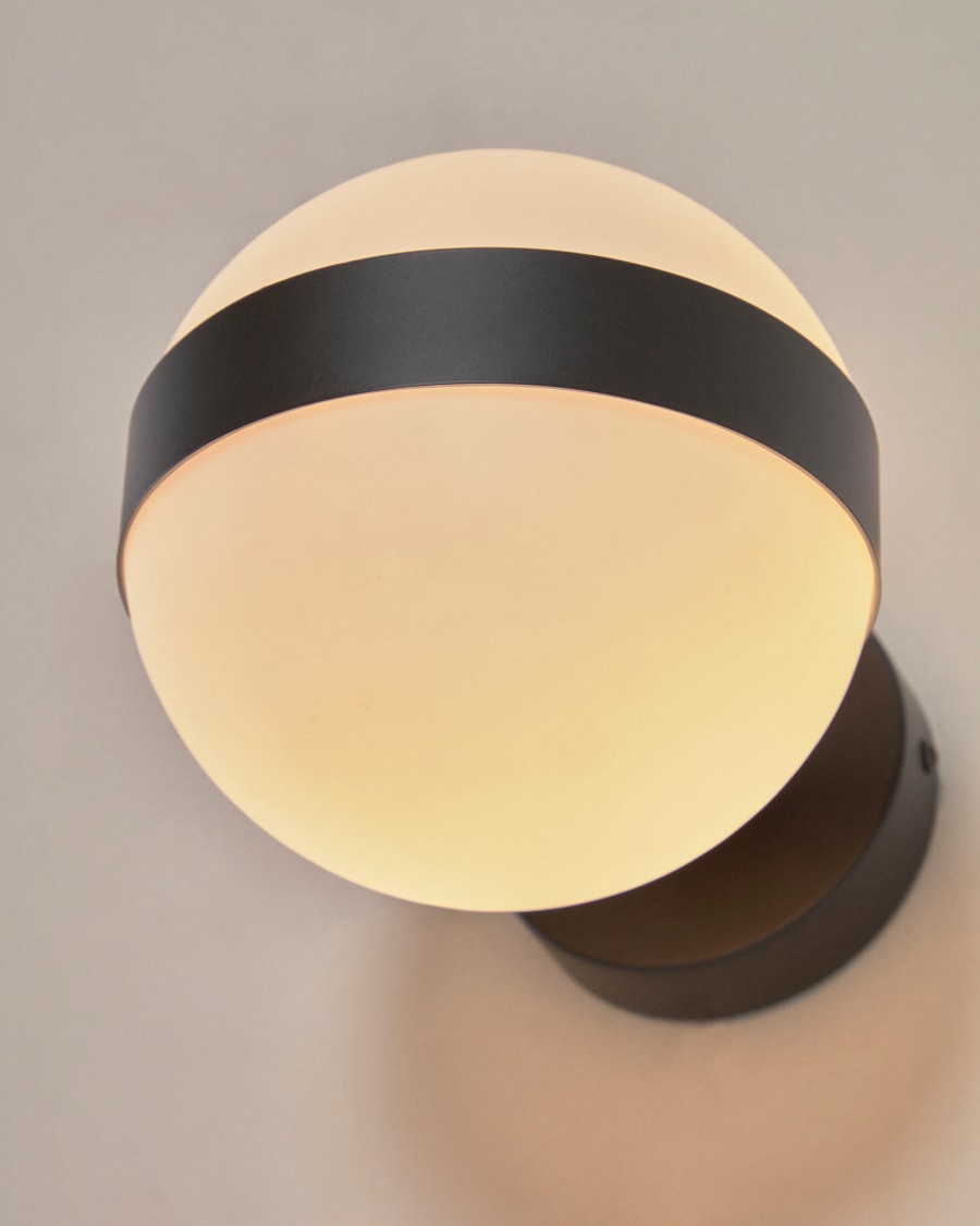 Anasol Wandlampe aus Metall mit schwarzem Finish