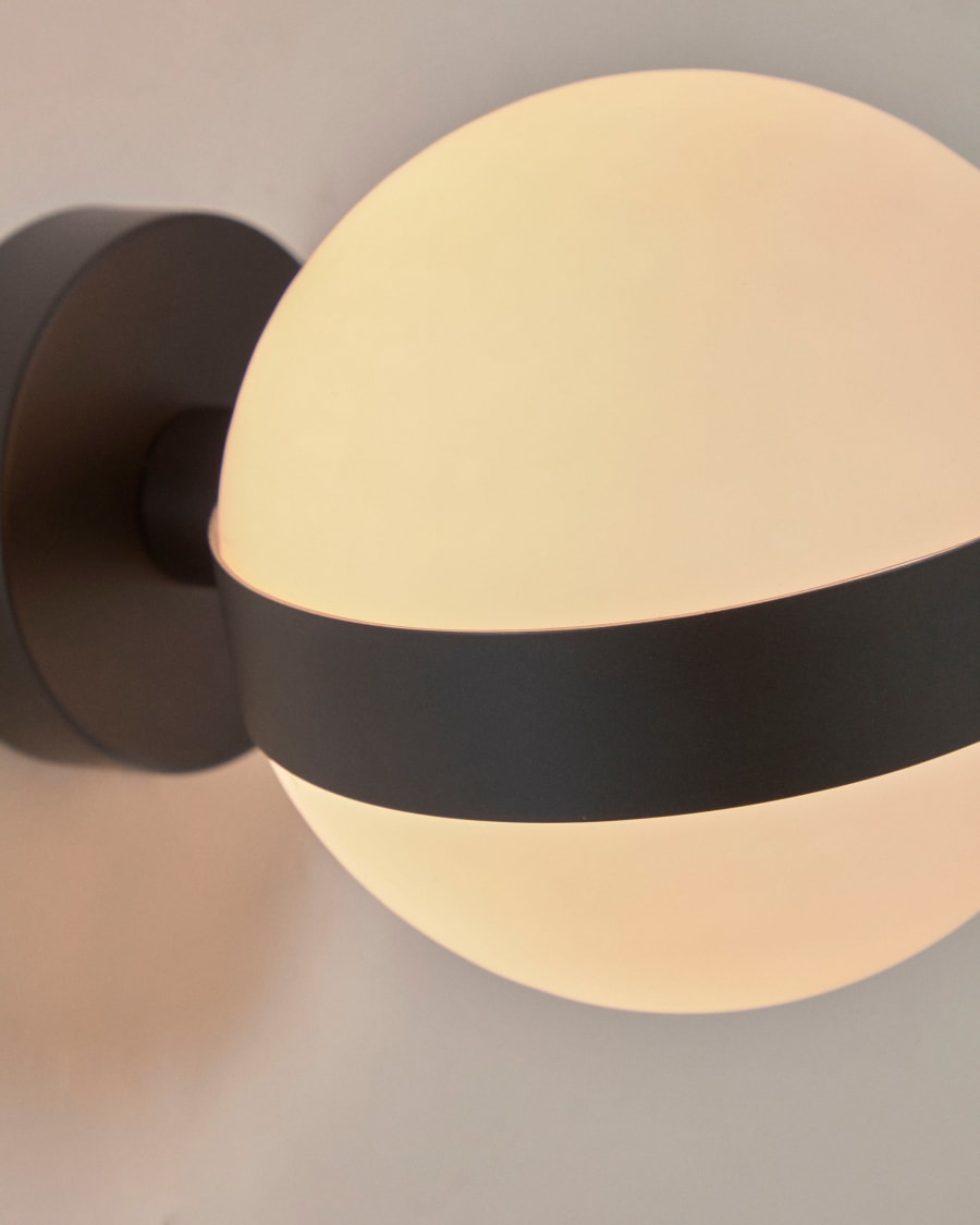 Anasol Wandlampe aus Metall mit schwarzem Finish