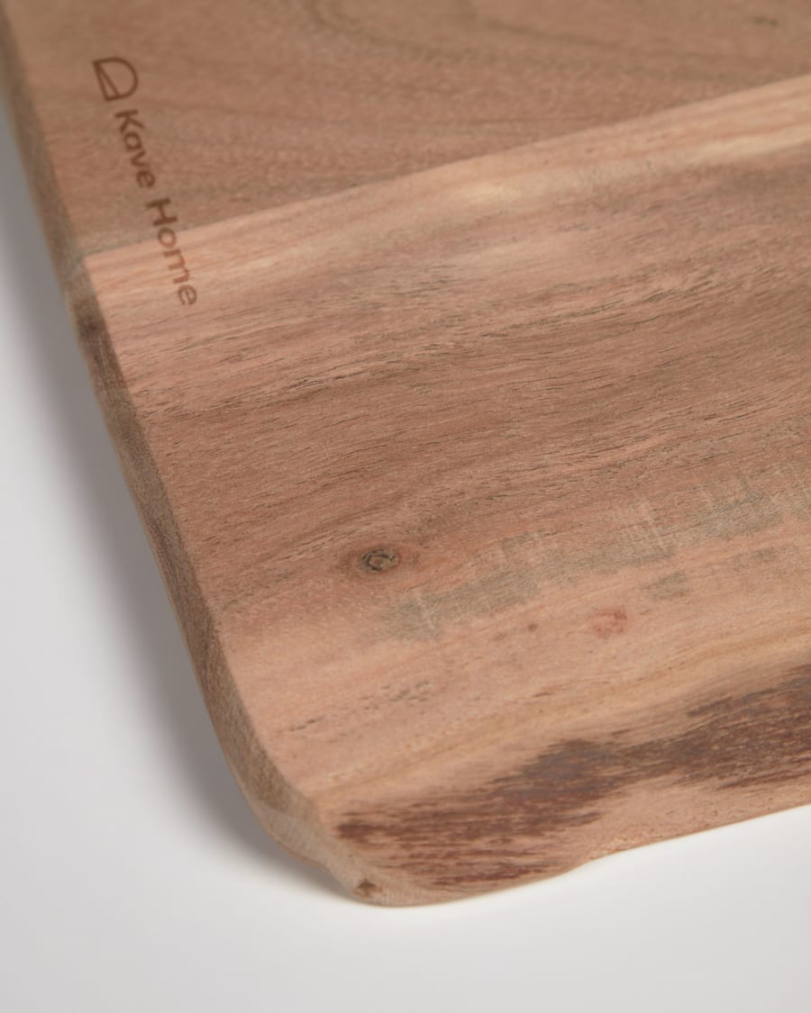 Syriana square solid acacia wood serving board