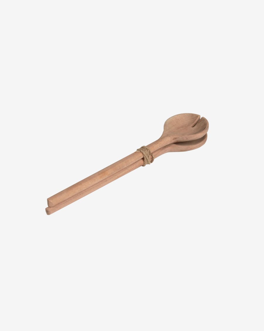 Ruperta set of 2 kitchen utensils in solid acacia wood