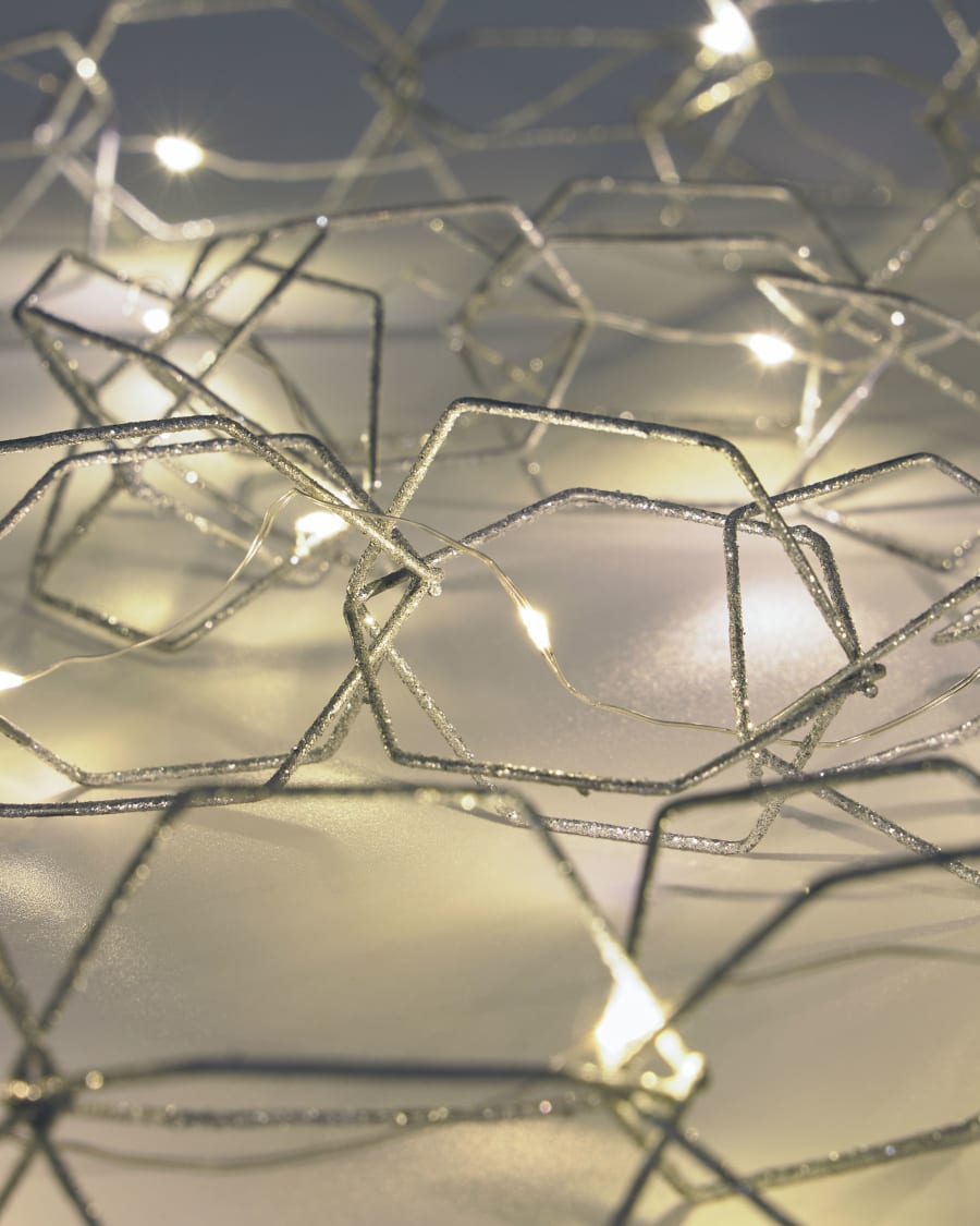 Ghirlanda luminosa Narel grigia 1,9 m