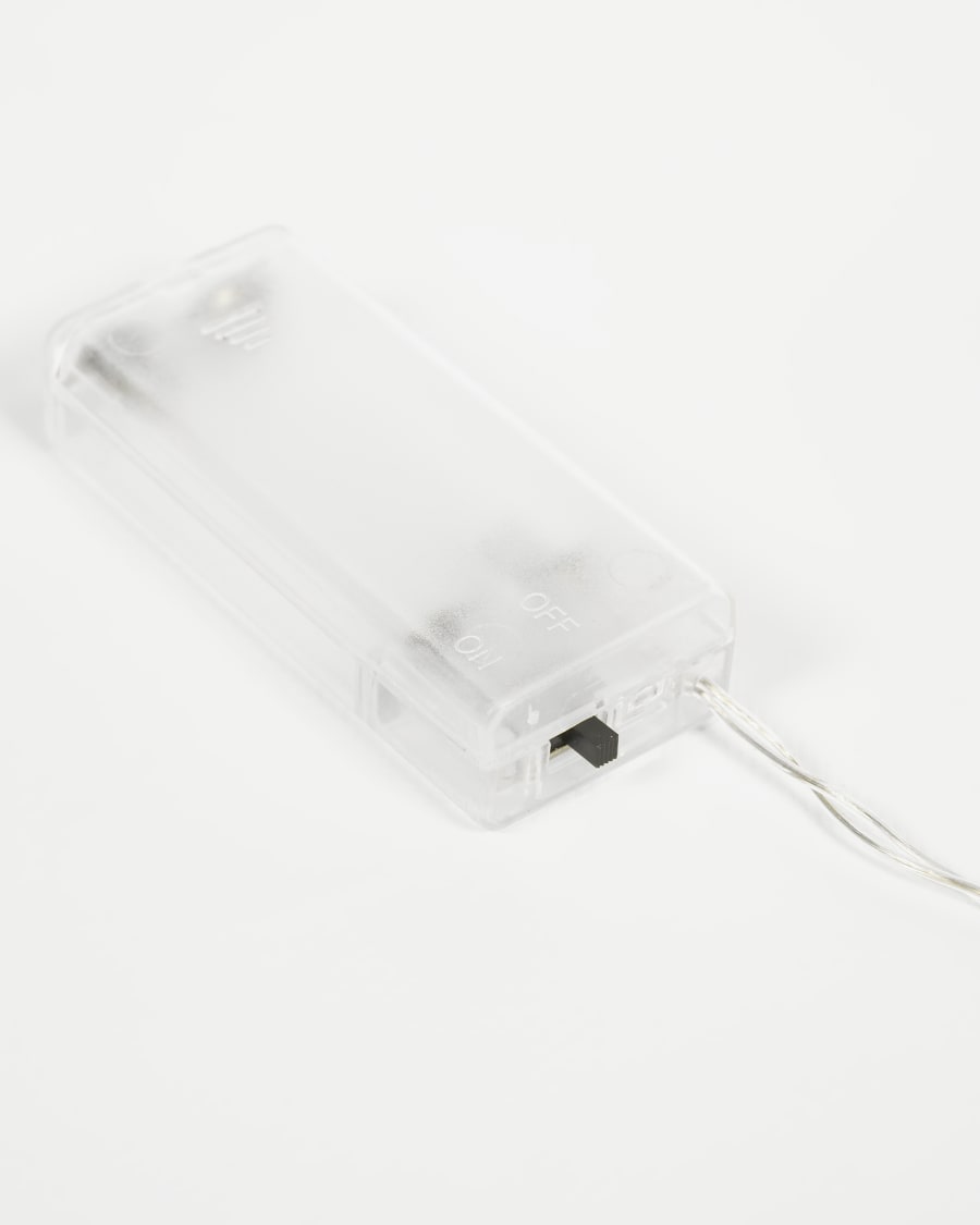 Ghirlanda luminosa Narel grigia 1,9 m