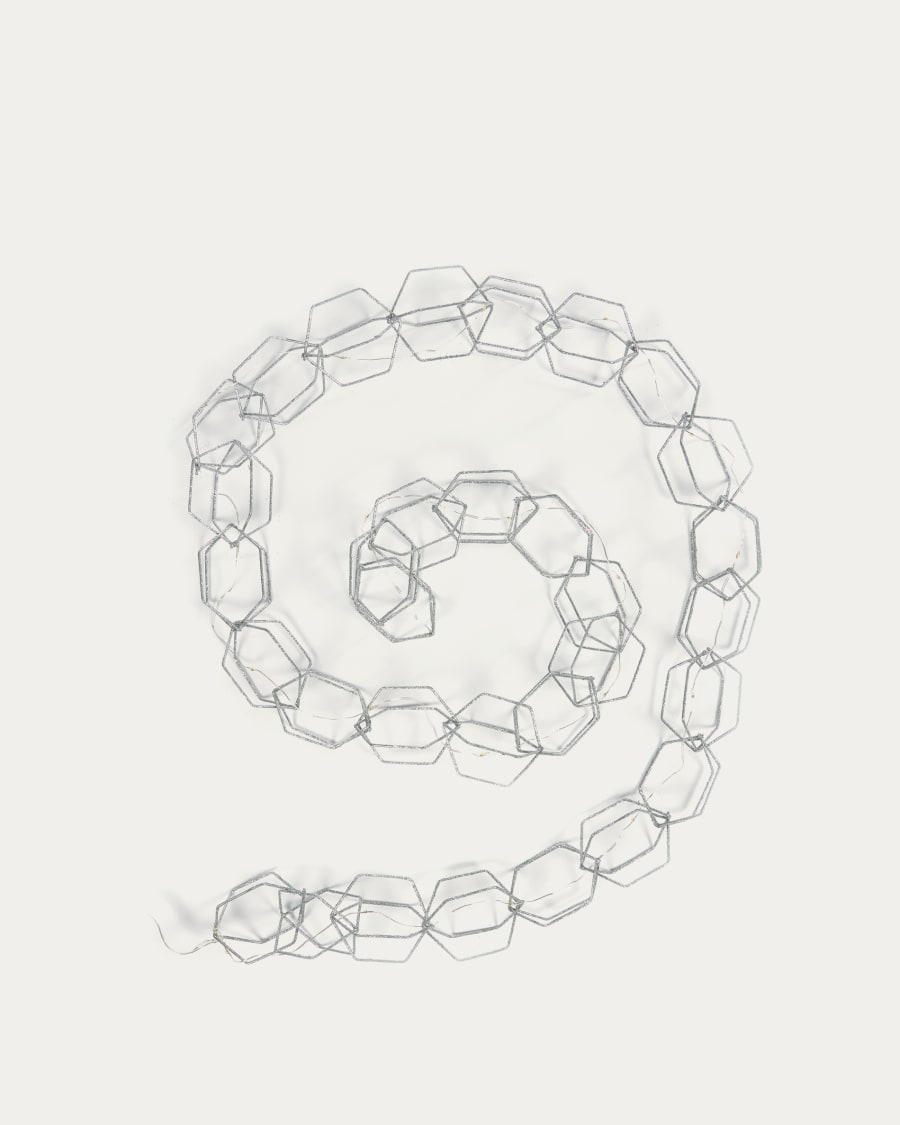 Ghirlanda luminosa Narel grigia 1,9 m