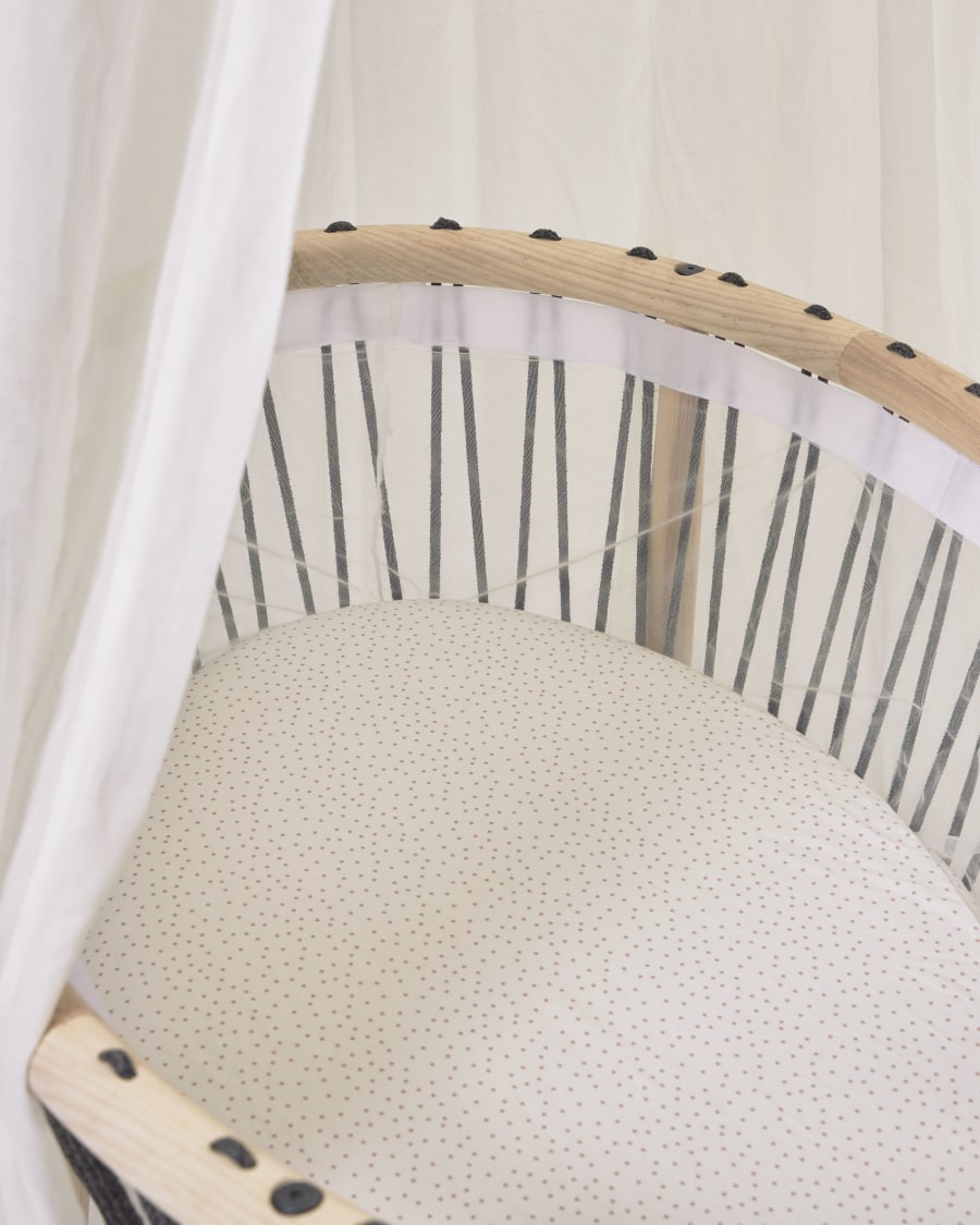 Ciel de lit enfant Jazmin 100% coton beige