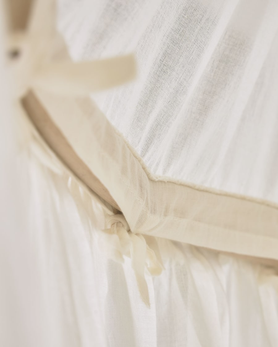 Ciel de lit enfant Jazmin 100% coton beige