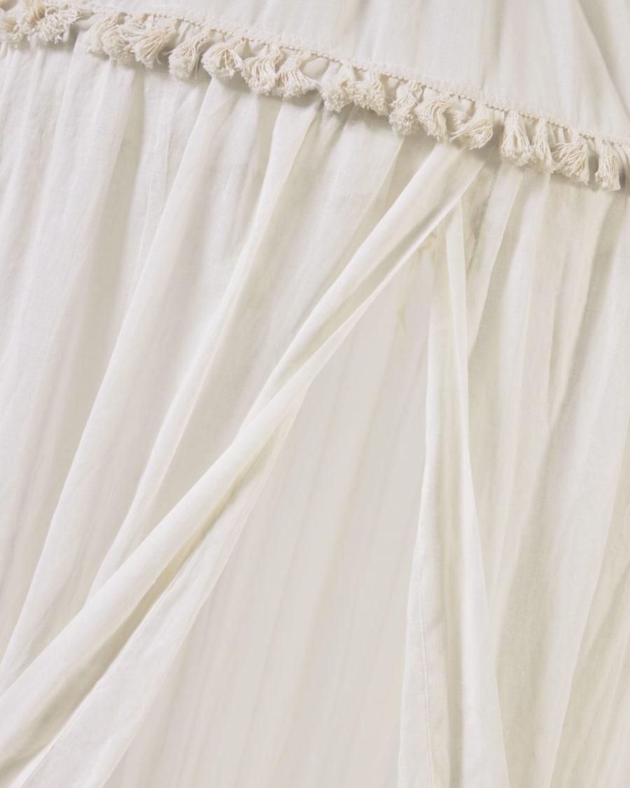 Ciel de lit enfant Jazmin 100% coton beige