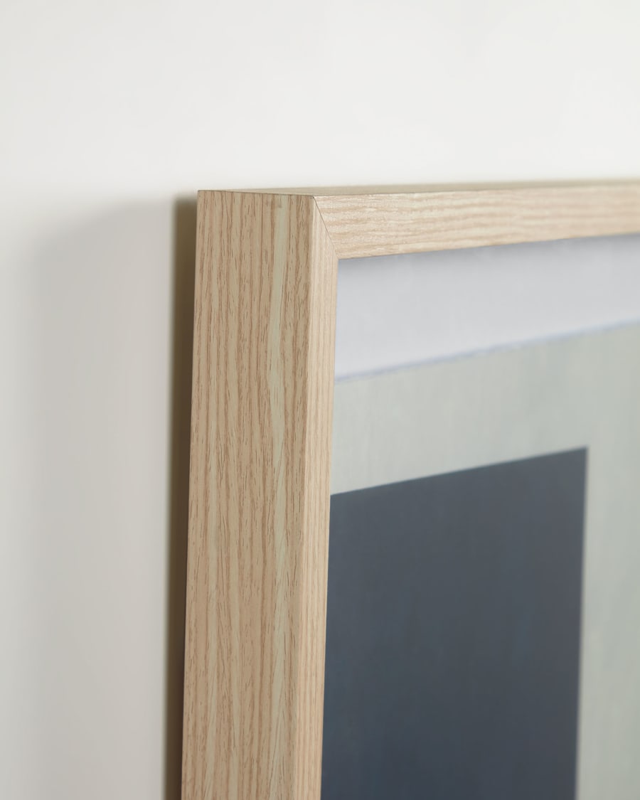 Napea picture with blue rectangles 60 x 90 cm