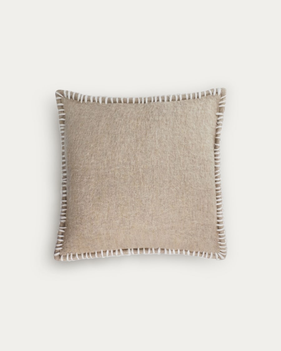 Augustina brown cushion cover 45 x 45 cm