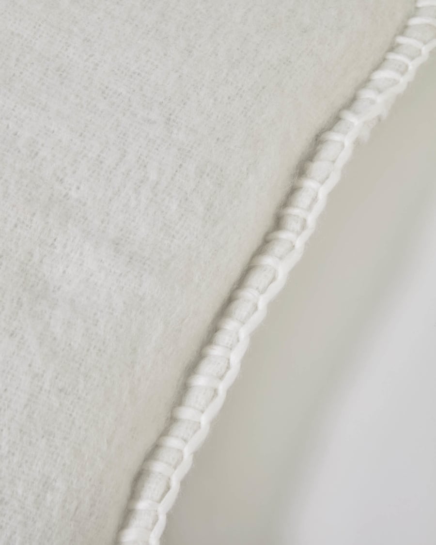 Augustina white cushion cover 45 x 45 cm