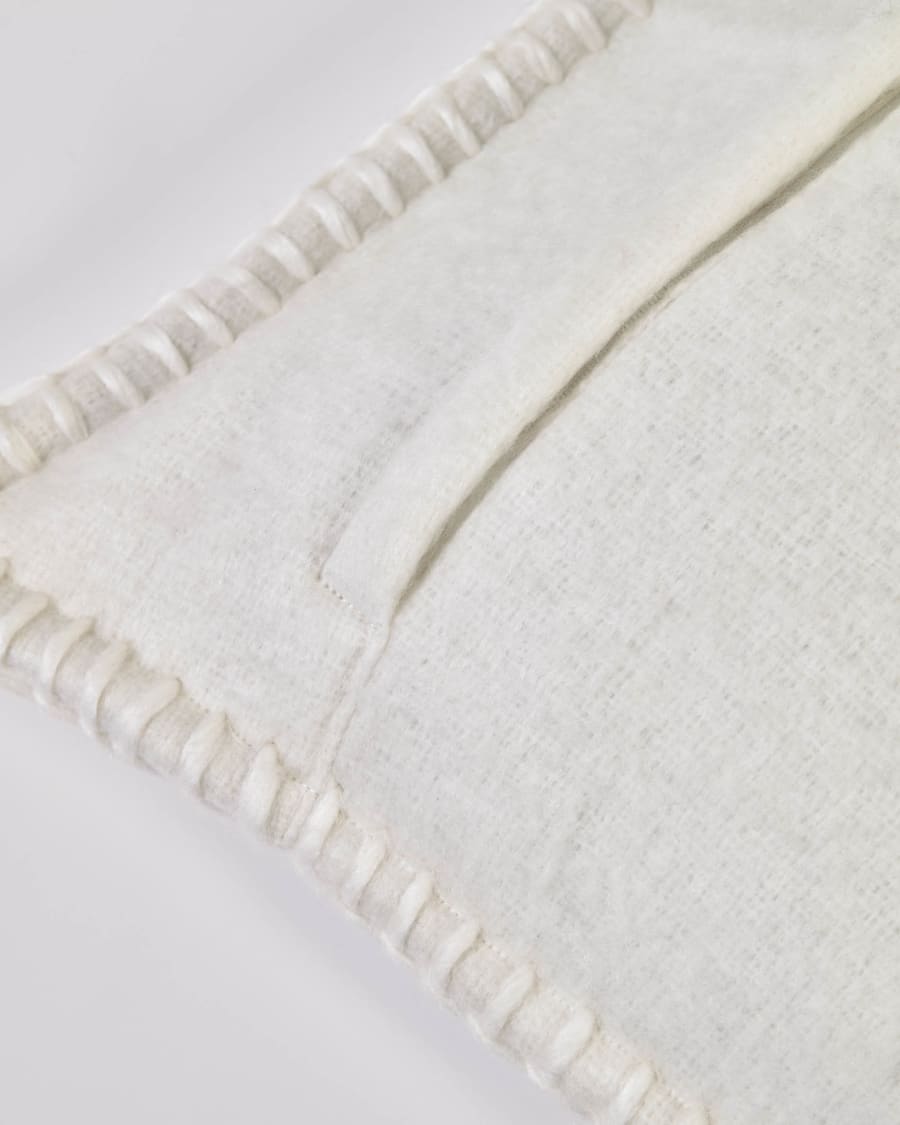 Augustina white cushion cover 45 x 45 cm