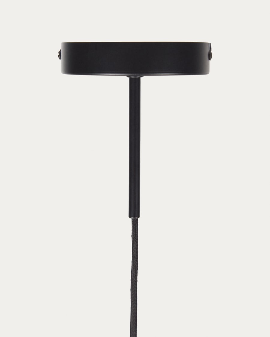 Deckenlampenfassung für Lampe Fulvia aus Metall schwarz 150 cm