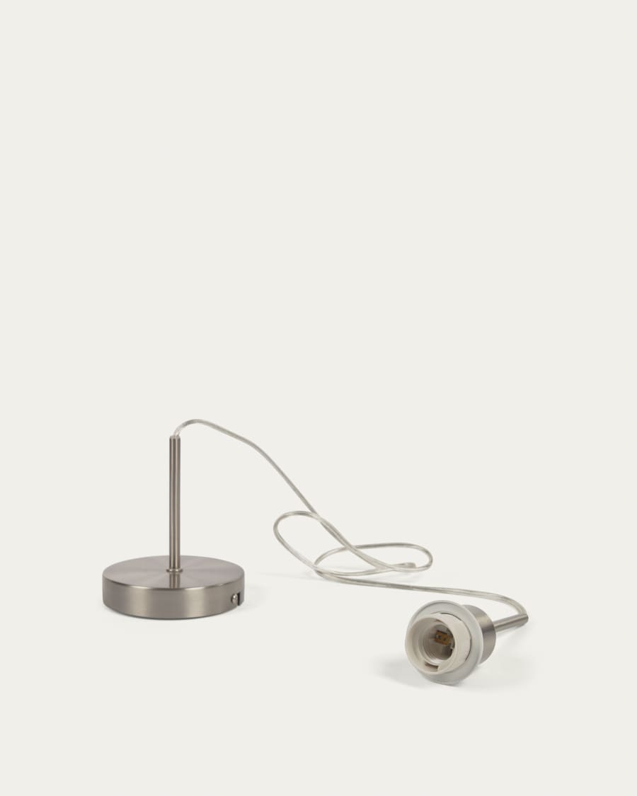 Fitting for Fulvia metal ceiling light with grey finish