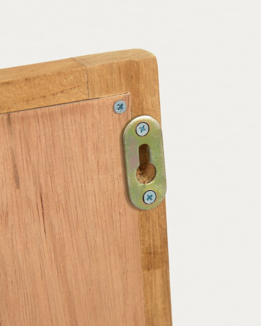 Taciana solid teak mirror 100 x 70 cm