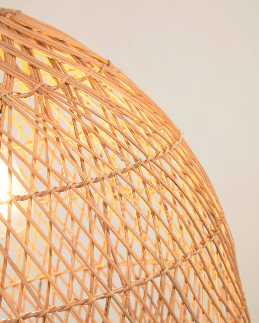 Domitila ceiling light shade in rattan with natural finish Ø 44 cm