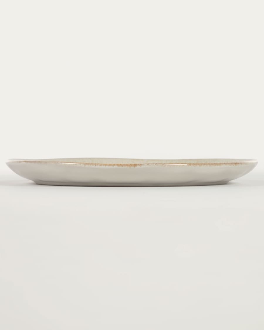 Plato plano Sheilyn beige flat plate