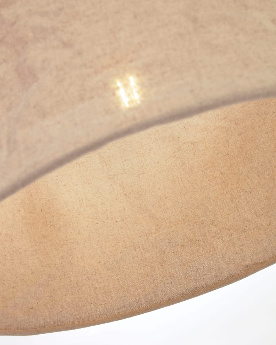 Mariela ceiling lamp shade in linen with beige finish Ø 50 cm