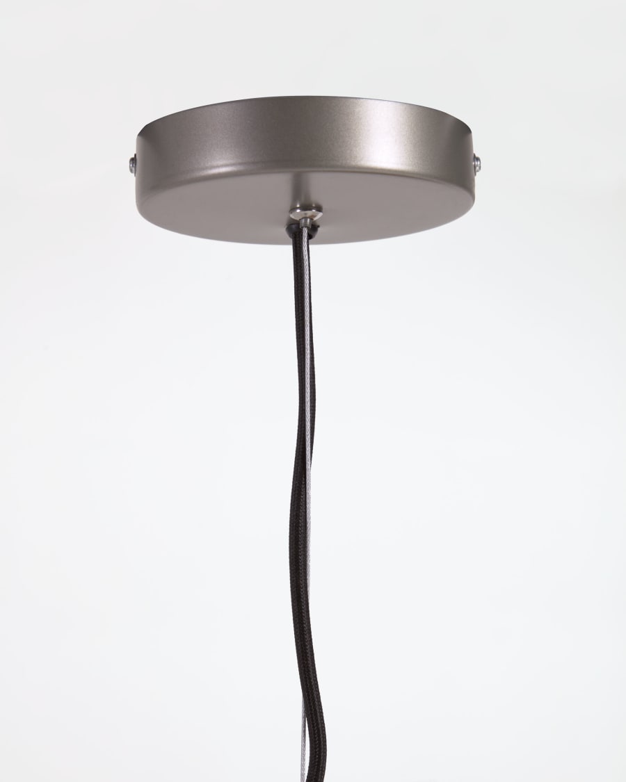 Neus Deckenlampe aus Metall mit grauem Finish