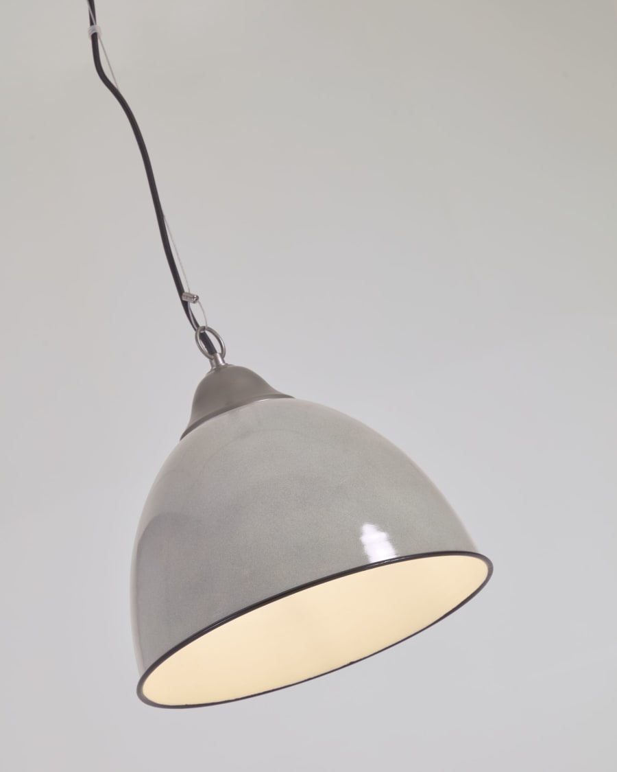 Neus Deckenlampe aus Metall mit grauem Finish