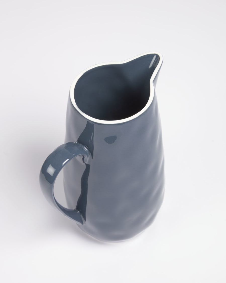 Lattiera Pontis in porcellana blu