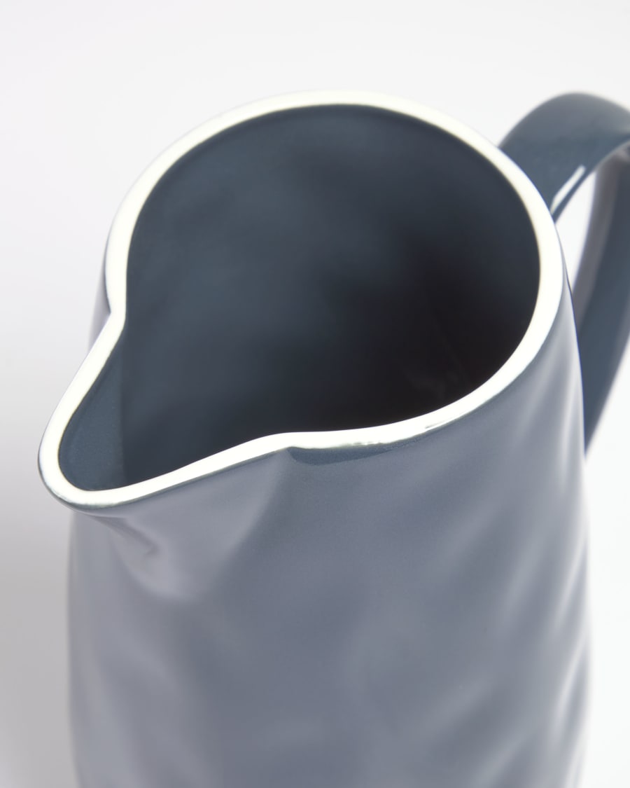 Lattiera Pontis in porcellana blu