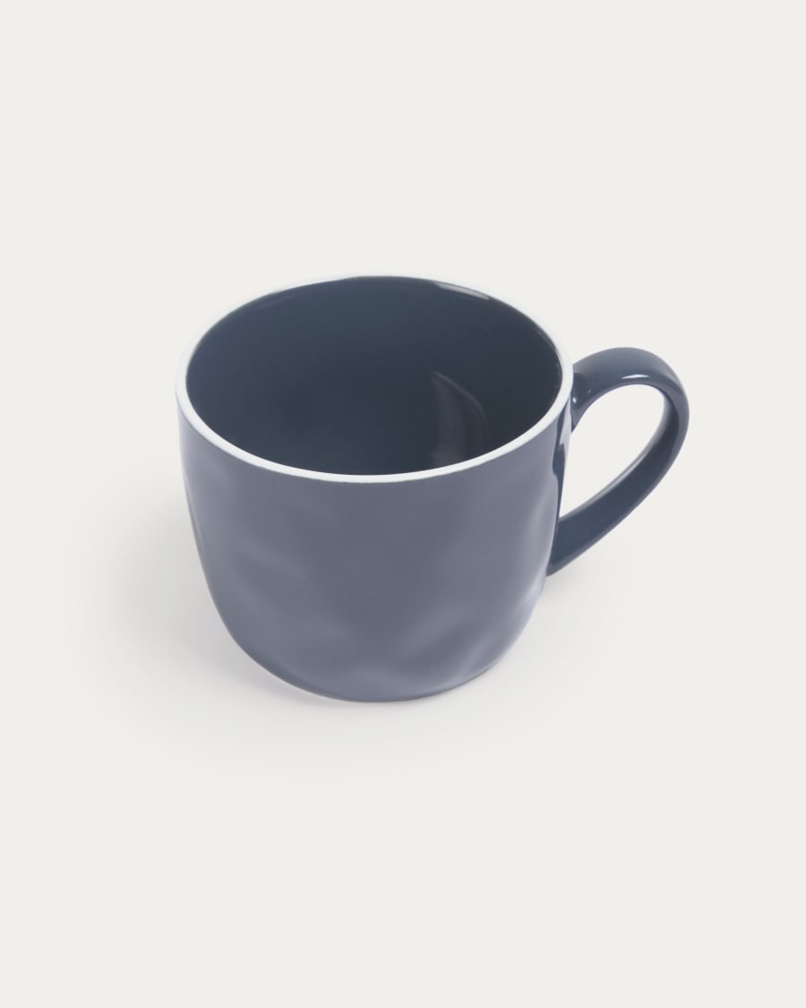 Pontis mug in blue porcelain