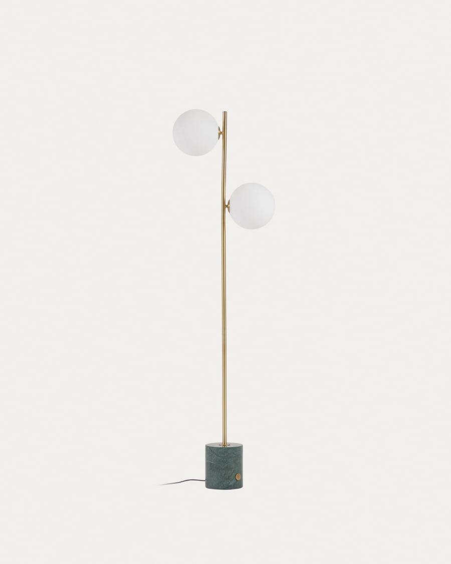 Lonela Stehlampe aus Marmor mit grünem Finish