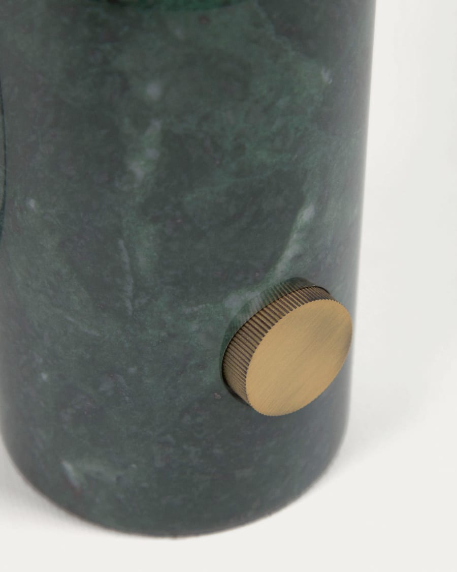 Lonela table lamp in marble with green finish