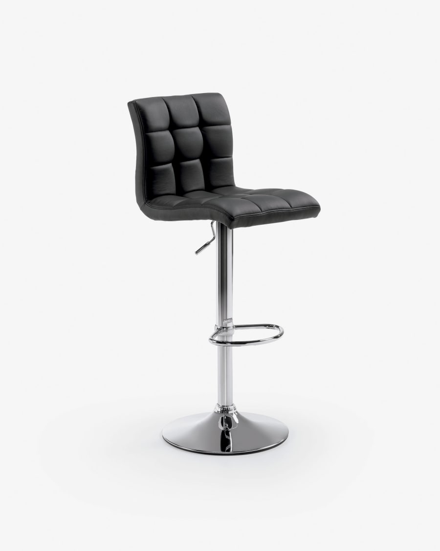 Crema barstool black height 60-81 cm