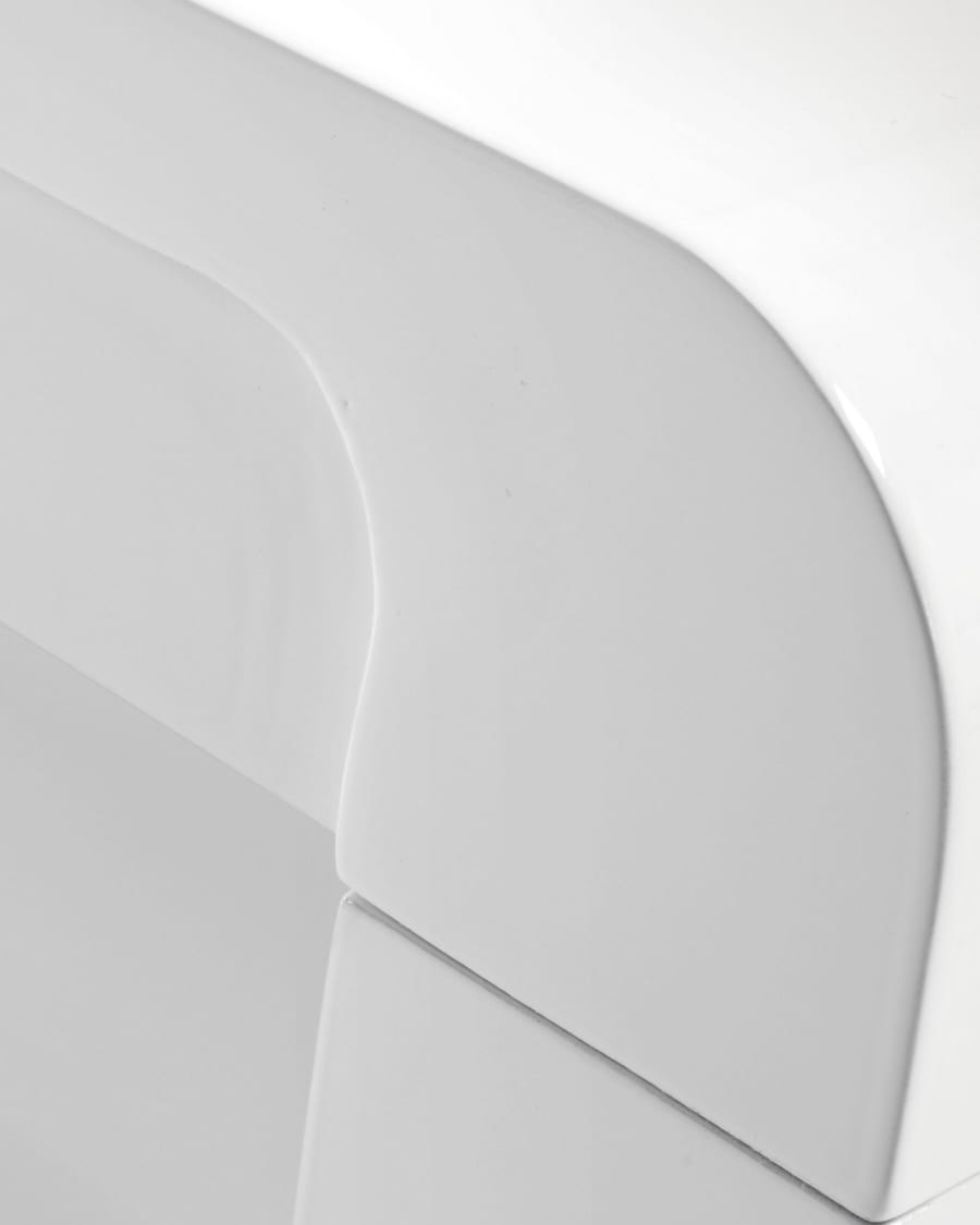 Aden table extensible, white