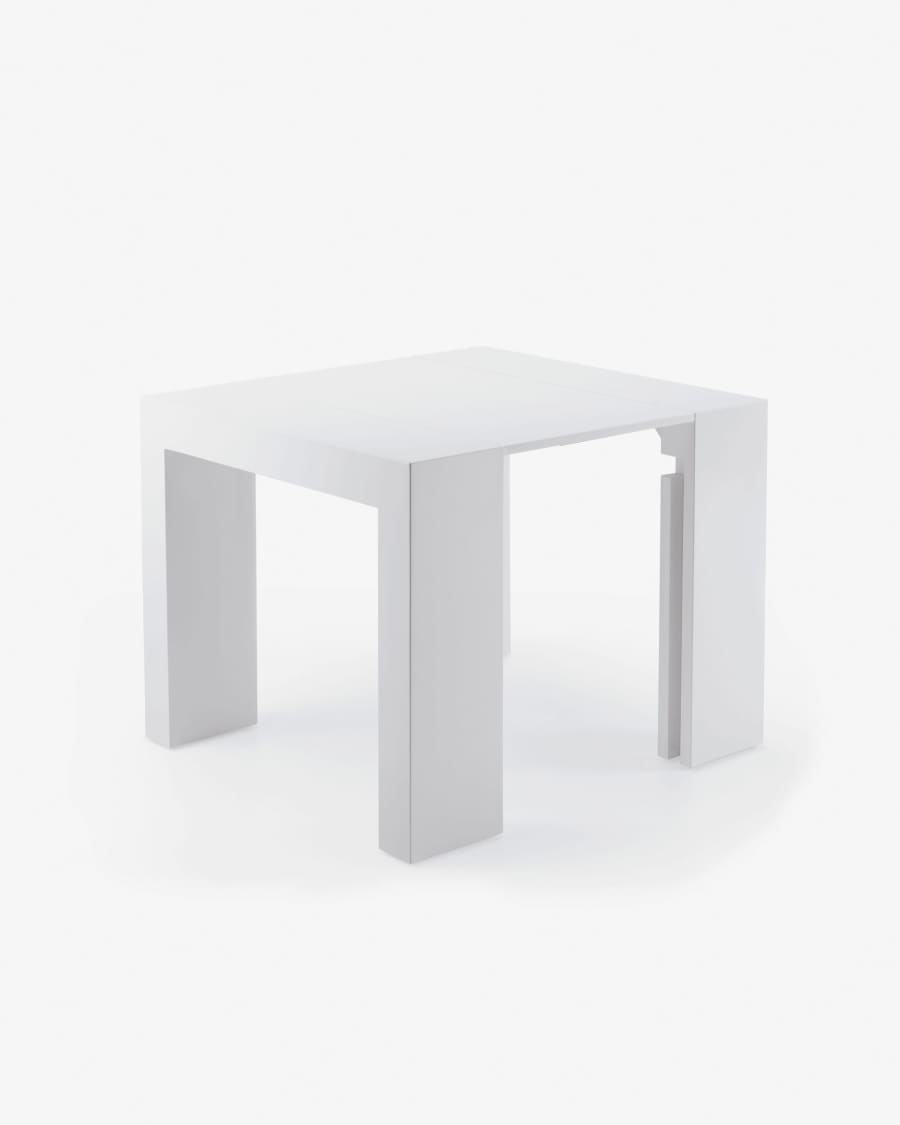Aden table extensible, white