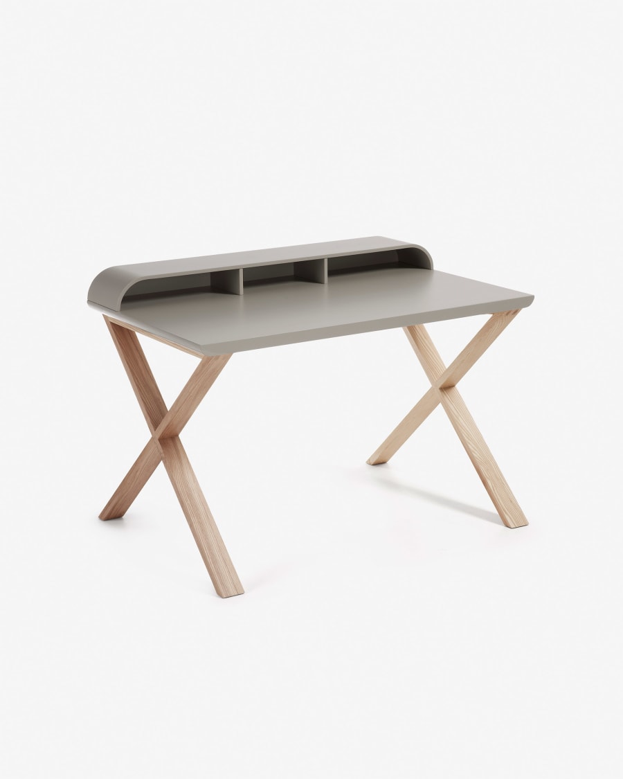 Grey ash desk sale